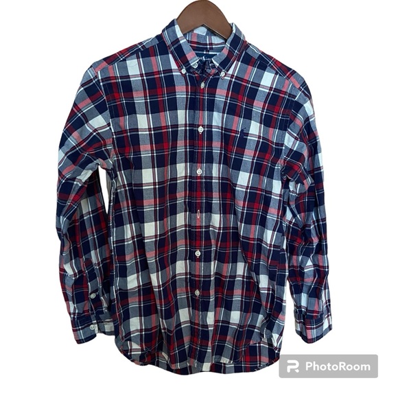 Ralph Lauren Other - Ralph Lauren 100% Cotton Plaid Boys Button Down shirt - L Large 14-16 - EUC